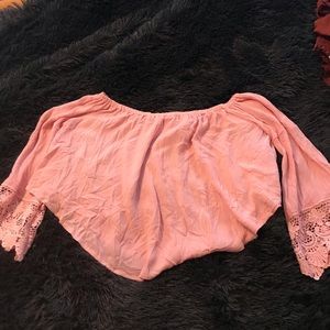 Off the shoulder Charlotte Russe Top!